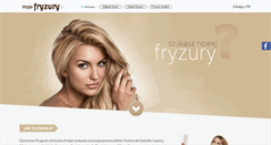 Desktop Screenshot of moje-fryzury.pl